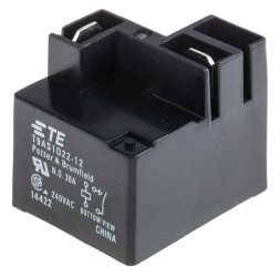 Przekaźnik mocy 12V dc SPST TE Connectivity, montaż PCB Szybkie łączenie