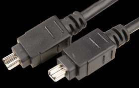 77222 Firewire cable, 4-pin plug/plug, 1.8 m