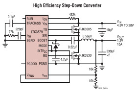 Fast, Wide Operating Range No R Step-Down Controller