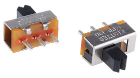 Przełącznik suwakowy, SPST, montaż PCB, 30V, 350 mA przy 30 V DC, -20 → +85°C, KNITTER-SWITCH