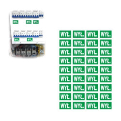 Trytyt Arkusz samoprzylepny oznacznik wyłącz WYŁ. NOZ-WYL