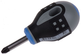 Wkrętak rozmiar końcówki: PZ2 Pozidriv Bahco długość ostrza: 25 mm Standardowy wkrętak