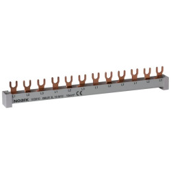Szyna łączeniowa widełkowa 1-fazowa 10mm2 63A 54M BBU 1L