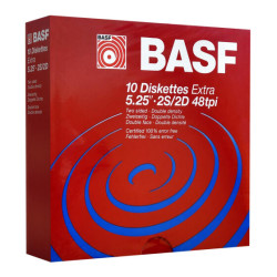 5.25" Diskettes 2S/2D "BASF Extra"