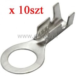 Konektor( oczko ) metal 8mm kabel max 2,5mm2