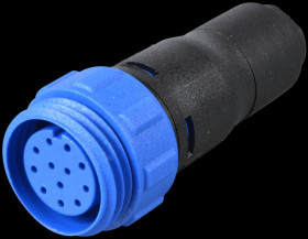 PX0411/12S/6065 Connector, in-line, 12-pin, socket