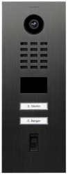 DoorBird D2102FV Wideodomofon IP LAN Jednostka zewnętrzna stal szlachetna V2A (szczotkowana), Wygląd tytanu