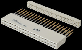 962-60206-12 PC104 BUS pin and socket connector, 40-pin, press-fit technology