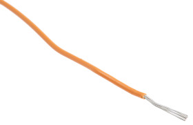 Przewód montażowy 0,34 mm2 Pomarańczowy RS PRO PVC 22 AWG 250 V dł. 250m 7/0,25 mm +105°C NFC 32070/C1, NFC 93521