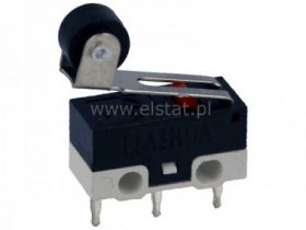 Przełącznik krańcowy; dźwignia z rolką 10mm