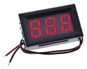 WOLTOMIERZ 0.36 5-30V DC W OBUDOWIE DWA PRZEWODY, CZERWONY (MIER-036-2C-R)