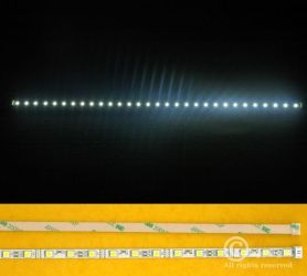 LISTWA LED 5050 30LED/0,57m 12V BIAŁY ZIMNY