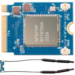 Karta sieciowa bezprzewodowa WiFi 6 Bluetooth 5.3 AP6275P PCIe M.2 PCIe 2.0 dla Orange Pi 5