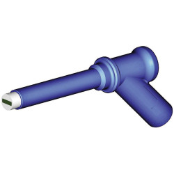 St&#xE4;ubli 669509-23 XMA-7L safety test probe CAT IV 1000 V blue magnetic tip