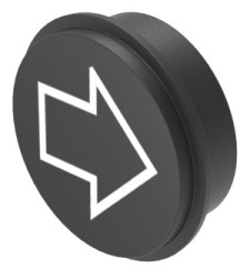 Nakładka do klawiatury, typ: Wkładka klawiatury, symbol — strzałka funkcjonalna; wybór grupy, do użytku z: Klawiatury