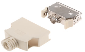 Osłona tylna D-Sub 40 -pinowe ABS Prosty 3M D