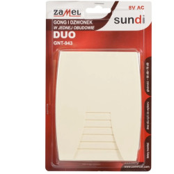 Gong DUO 8V beżowy GNT-943-BEZ SUN10000156
