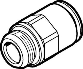 Złącze śrubowe wtykane FESTO NPQM-D-G14-Q8-P10 Średnica rury: 8 mm 1 szt.