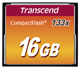 Karta pamięci flash CompactFlash, 16 GB, Transcend MLC -25 → +85°C