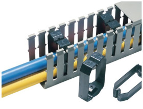 Akcesoria do koryt kablowych Akrylonitryl – butadien – styren Pokrywa kanału kablowego HelaDuct 74 x 94 x 20mm