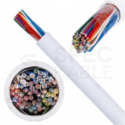 Kabel stacyjny parowany YTKSY 30x2x0,5mm2 biały 300V drut Bitner