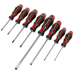 Sealey AK4322 Screwdriver Set 8pc GripMAX&#xAE; - Red