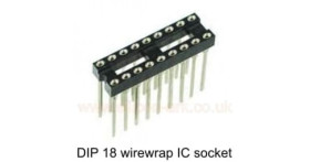 IC Socket 18 pin DIL (wirewrap) - Harwin