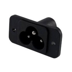 4300.0100 gniazdo zasilające AC przykręcane na panel C6