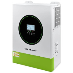 Qoltec Hybrydowy inwerter solarny Off-Grid 11000W 160A 48V MPPT BMS Sinus opcja Wi-Fi Power Factor 1.0