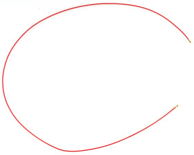 Przewód z zaciskanymi końcówkami, seria: ACH, 0.05mm², dł.: 300mm