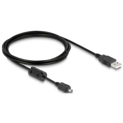 Delock 82208 USB cable USB-Mini-B plug, USB-A plug 1.50 m
