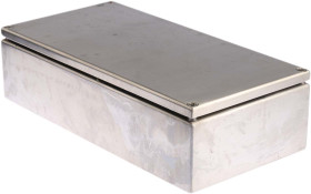 Skrzynka zaciskowa Stal nierdzewna 300 x 80 x 150mm Niemalowany IP66 RS PRO
