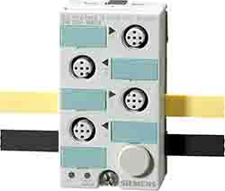 Moduł interfejsu Siemens Podajnik M12 U_ASI i Uaux AS-I Cyfrowy moduł we/wy 3RK1901-1NR04