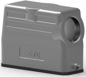 Housing, size HA16, die-cast aluminum, PG16, angled, clip locking, IP65, T1319160116-000