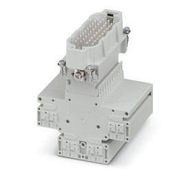 Złącze kostki zaciskowej 40-żyłowe Phoenix Contact rozmiar żyły 20 → 16 AWG Wciskane Poliamid Montaż na panelu