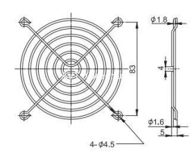 Osłona wentylatora 92x92 FG-09