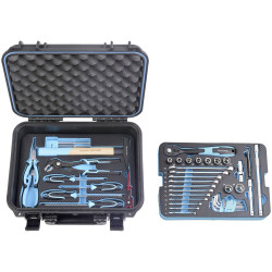 Br&#xFC;der Mannesmann Q25150 QUANTOOL Maritime Edition 48-Pc Tool Kit