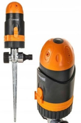 Zraszacz ogrodowy obrotowy 4 funkcje wbijany szpilkowy Schmith