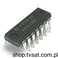 SN74LS28N Quad NOR Buffer Gate DIP14 TI
