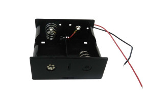 Uchwyt do baterii, x 2, maks. Ø 34.2mm, Smycz przewodu