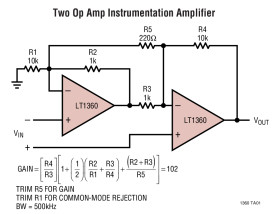 50MHz, 800V/µs Op Amp