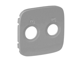VALENA ALLURE Plakietka aluminium gniazda TV-SAT końcowe 754827 LEGRAND