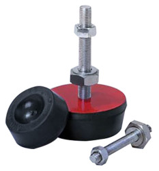 Podstawka antywibracyjna M16 średnica 105mm wysokość całkowita 148mm wysokość stopki 38mm