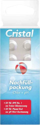 Cristal 287101 Nachfüllpackung Chlor/pH Wassertestgerät Chlor 60 szt.
