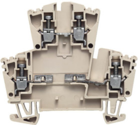 Component terminal block, screw connection, 0.5-4.0 mm², 10 A, 6 kV, dark beige, 1023100000