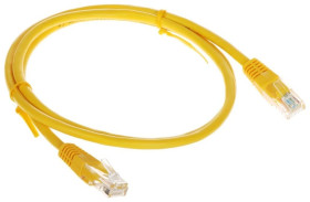 Patchcord RJ45/1.0-YELLOW 1m CONOTECH