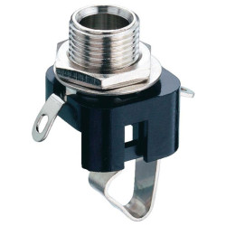 Lumberg KLBM 3 Jack Socket 6.35mm Chassis Mount 2 Pole Mono