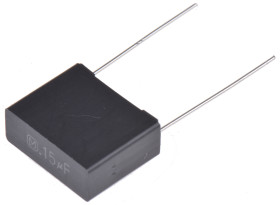 Kondensator foliowy 150nF 275V ac Panasonic Poliester rozstaw: 15mm ±20