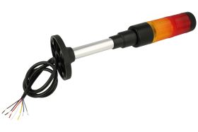 Kolumna sygnalizacyjna; HBJD-40AD2RY24B; światło ciągłe; światło przerywane; bez buzzera; 2 warstwy; czerwony; żółty; LED; 24÷22