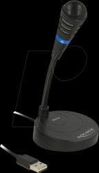 65868 USB Microphone, base, Touch-Mute Button